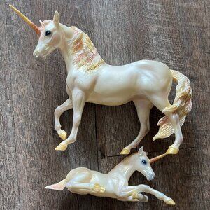 BREYER unicorn horse statues
